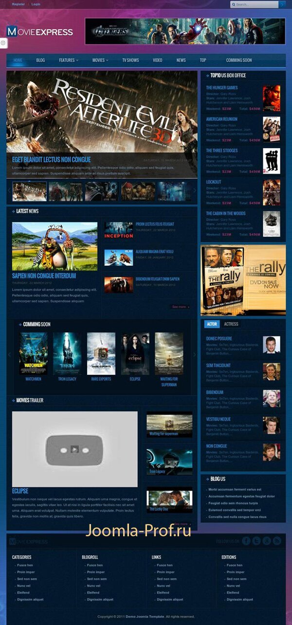 17leo-leo-movie-17express шаблон Joomla 2.5 кино фильмы