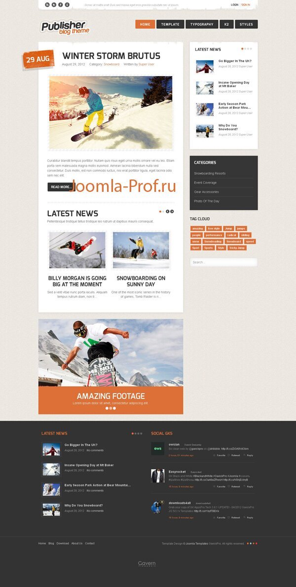 3publisher шаблон Joomla