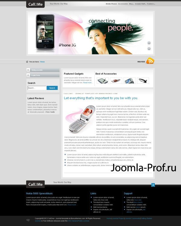 call2me шаблон joomla 2.5