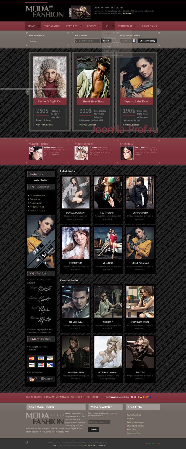 moda шаблон joomla 2.5